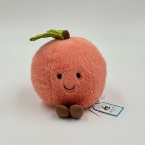 BNWT Jellycat Amuseables Peach Plush Toy